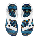 Powwow Storegb nat00083 pattern native american open toes sandals