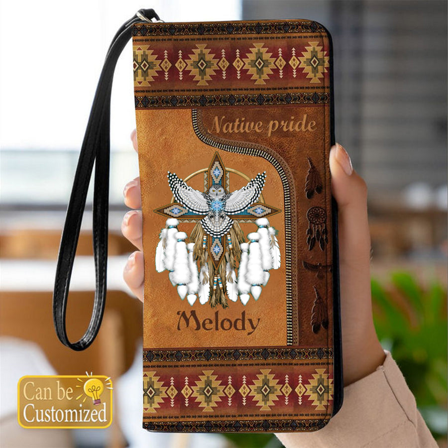 WPC0004 Thunderbird Tribe Design Native American Wallet Phone Case