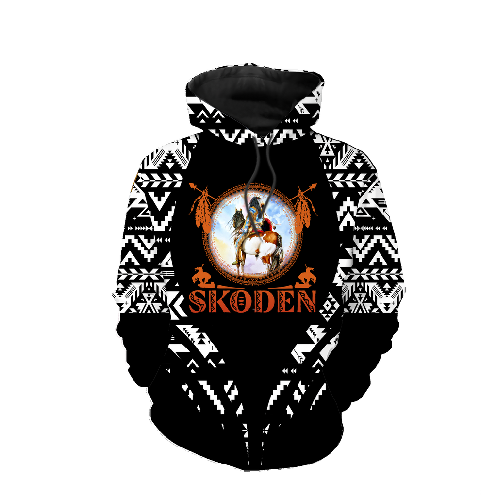 Powwow StoreHD0012522 Pattern Native Pride 3D Hoodie