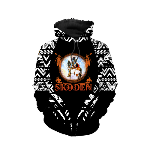 Powwow StoreHD0012522 Pattern Native Pride 3D Hoodie