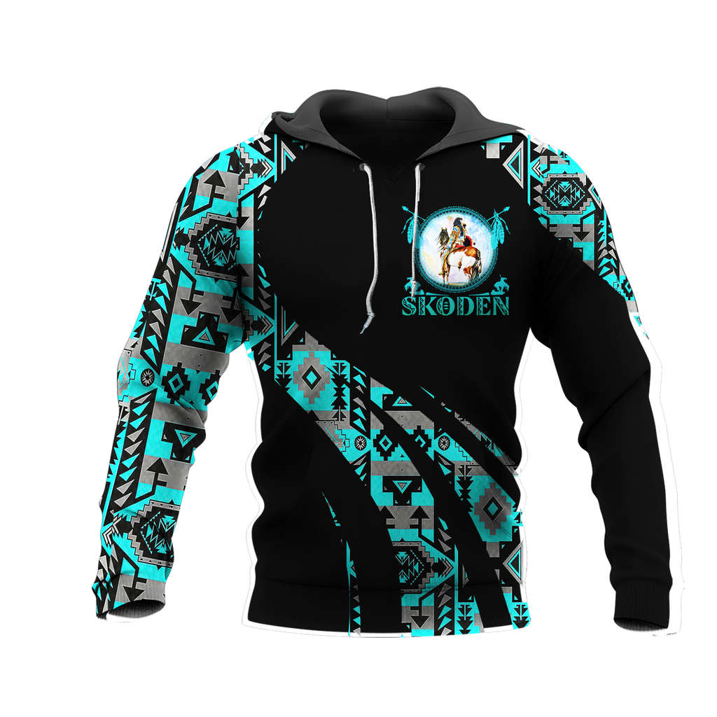 Powwow StoreHD0012523 Pattern Native Pride 3D Hoodie