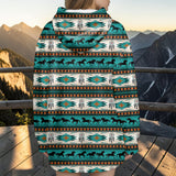 20190522_M07 Native American Women Knitted Hooded Jacket