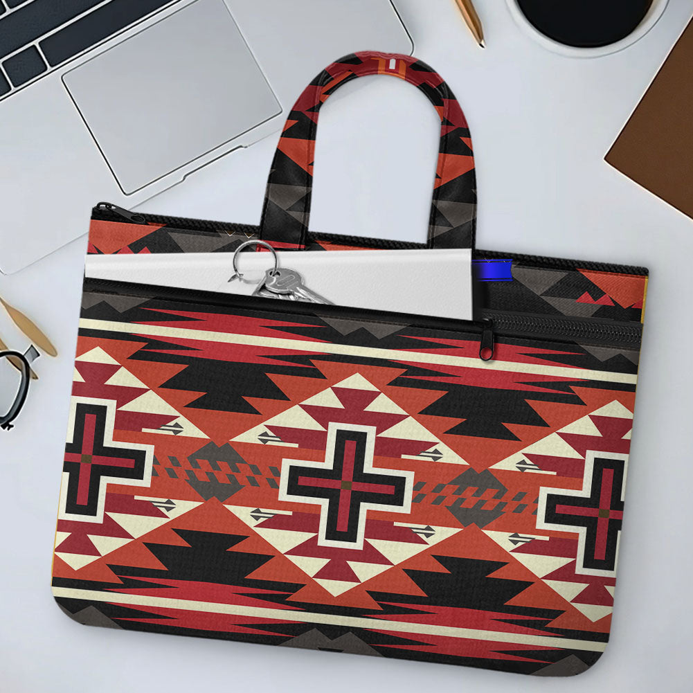 20190710_M01 Native American Canvas Document Bag