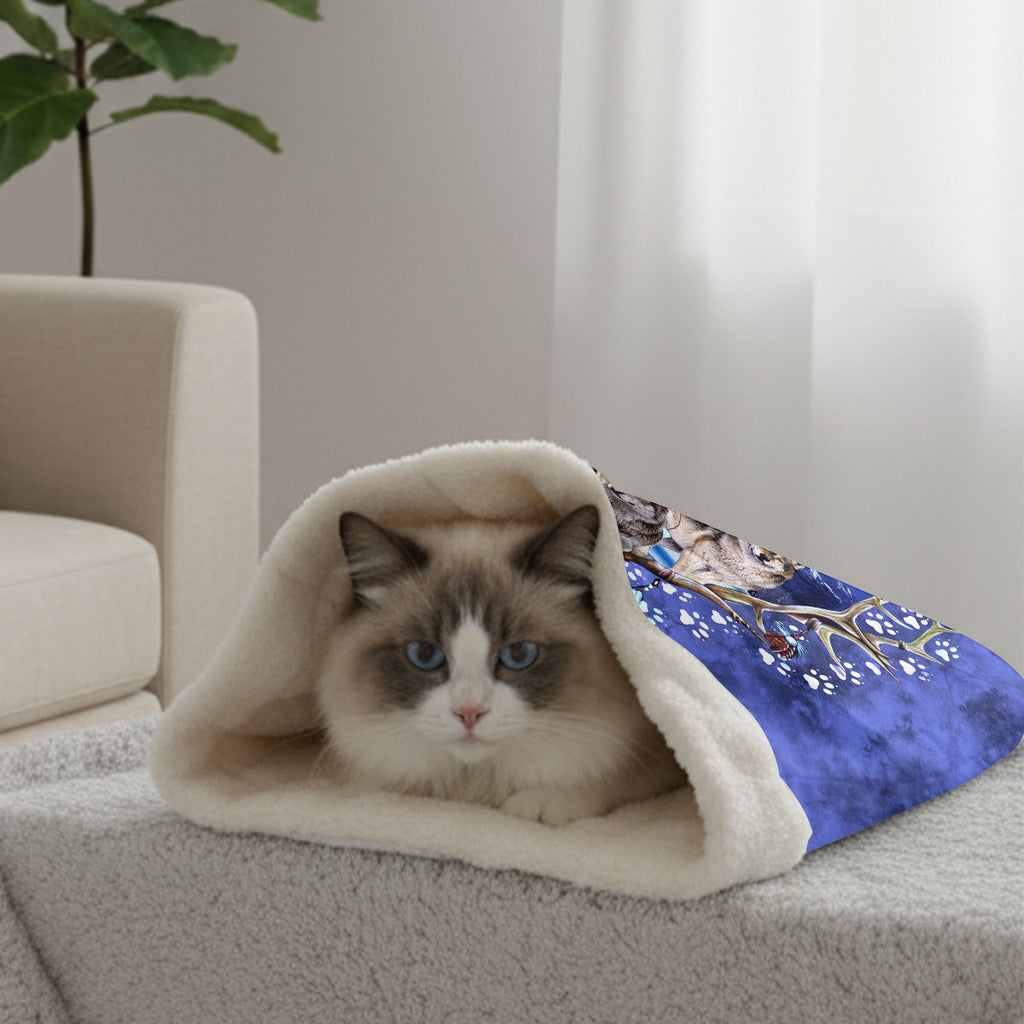 20200818_M02 Wolf Native American Double-Layer Pet Sleeping Bag