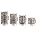 N7-27 Pattern Native American Bullet candles - Set of 4