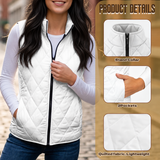 Tribal Pattern Native American-Inspired Women's Quilted Jacket Vest GB-NAT00541