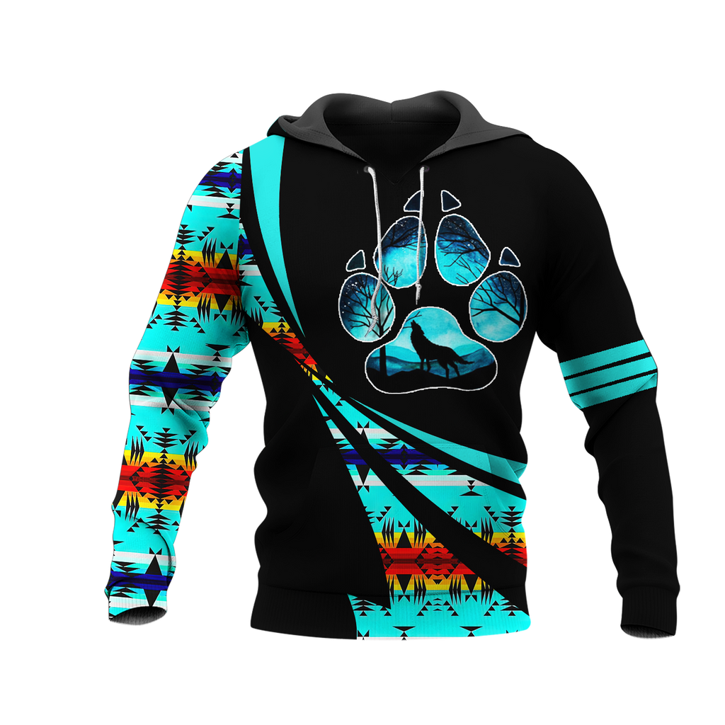 Powwow StoreHD0012056 Pattern Native Pride 3D Hoodie