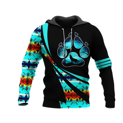 Powwow StoreHD0012056 Pattern Native Pride 3D Hoodie