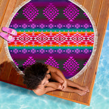 Powwow Storegb nat00680 native american design beach blanket