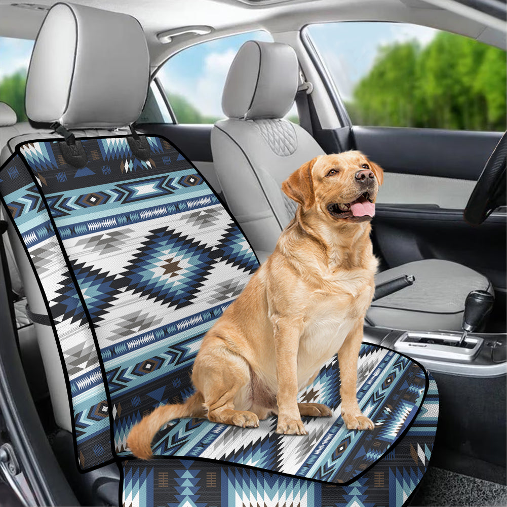 Powwow StoreGBNAT00528 Pattern Tribal Native Waterproof Car Front Seat Cover for Pet