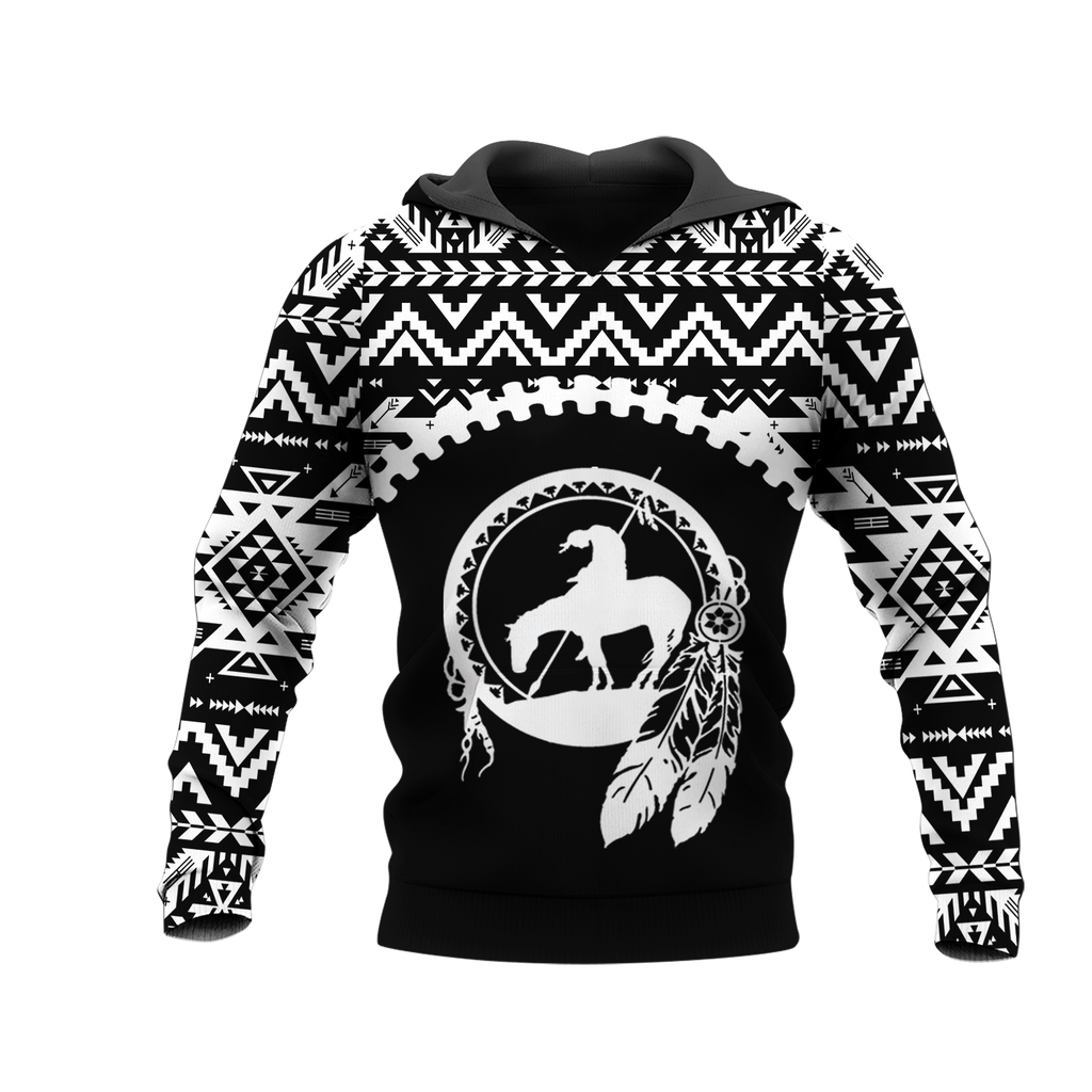 Powwow StoreHD0012287 Pattern Native Pride 3D Hoodie