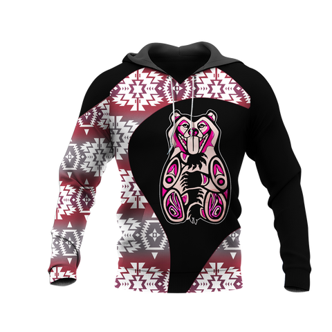 Powwow StoreHD0012481 Pattern Native Pride 3D Hoodie