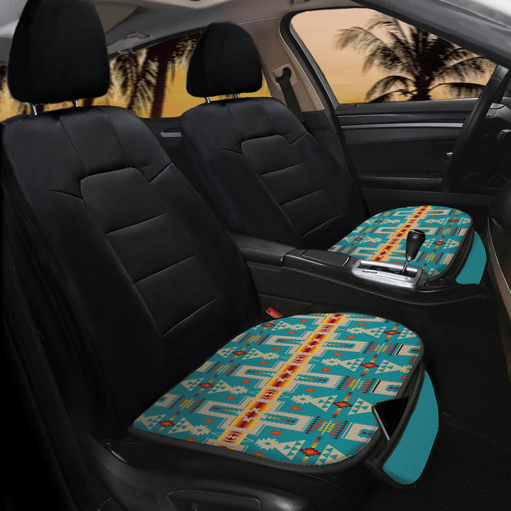 GB-NAT00062-05 Pattern Tribal Native Car Front Seat Cushion