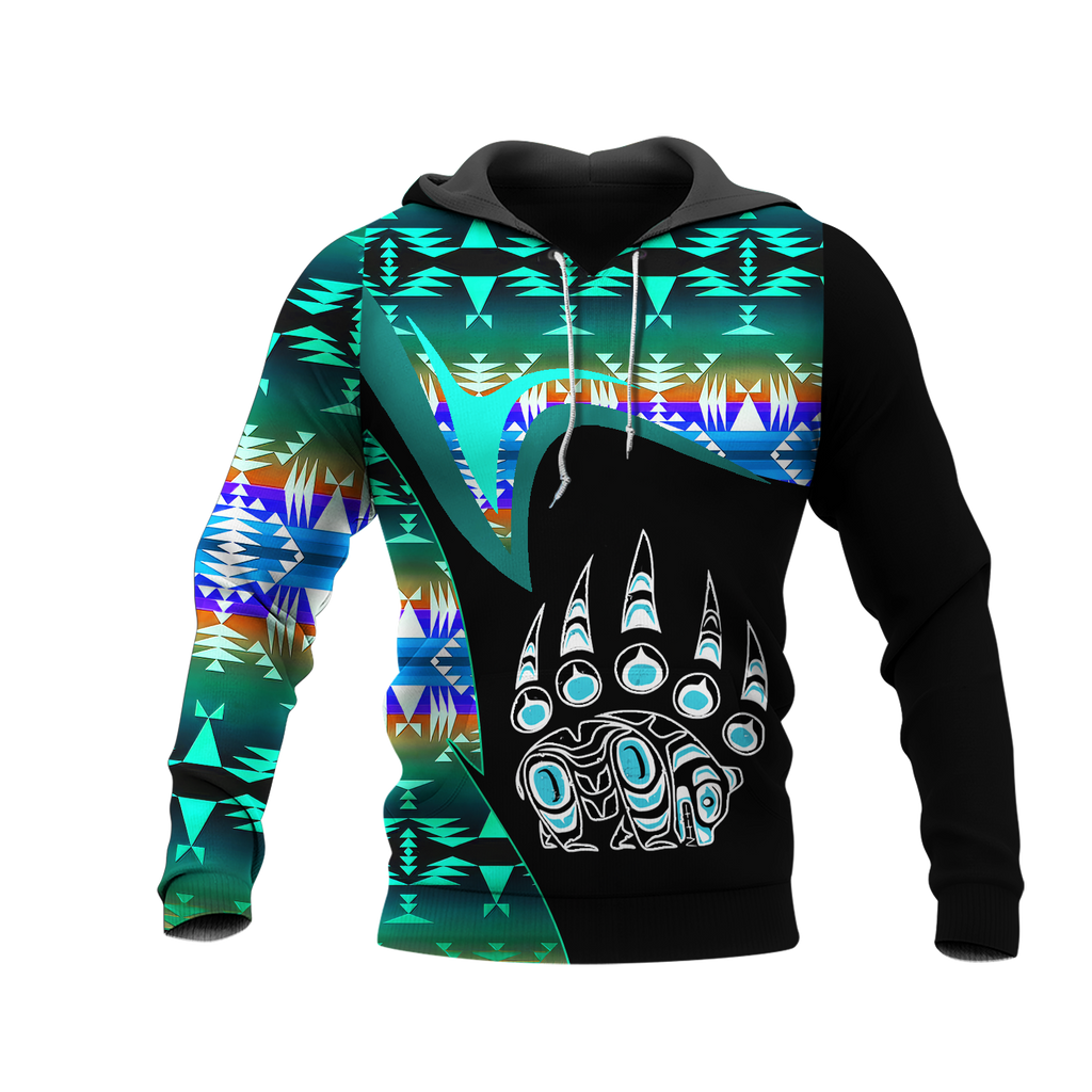 Powwow StoreHD0011536 Pattern Native Pride 3D Hoodie