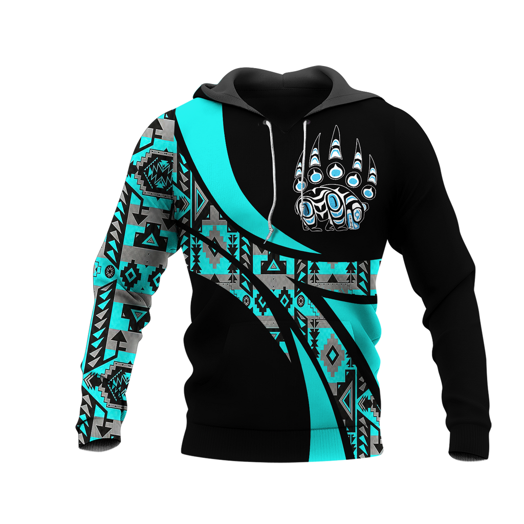 Powwow StoreHD0011844 Pattern Native Pride 3D Hoodie