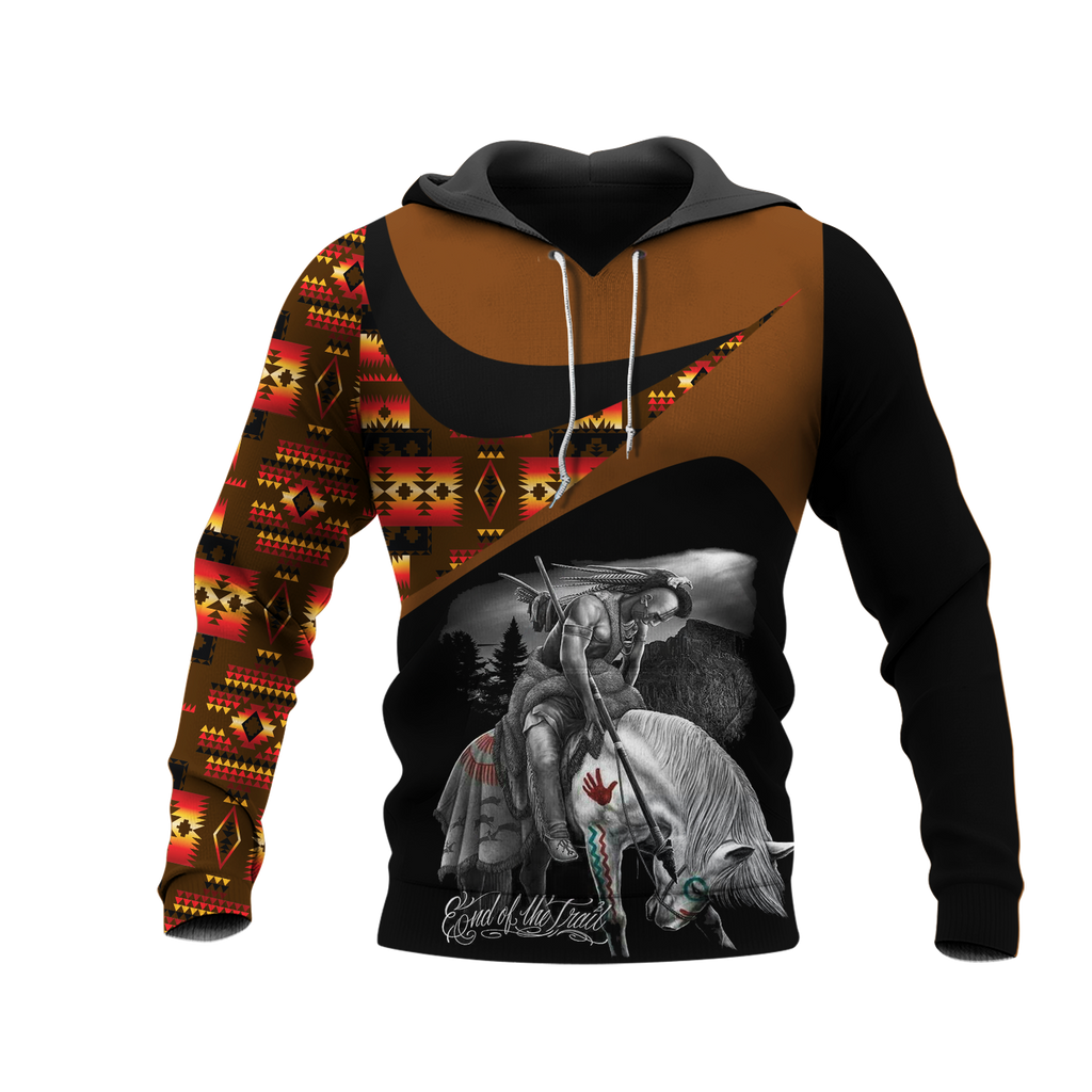 Powwow StoreHD0011422 Pattern Native Pride 3D Hoodie