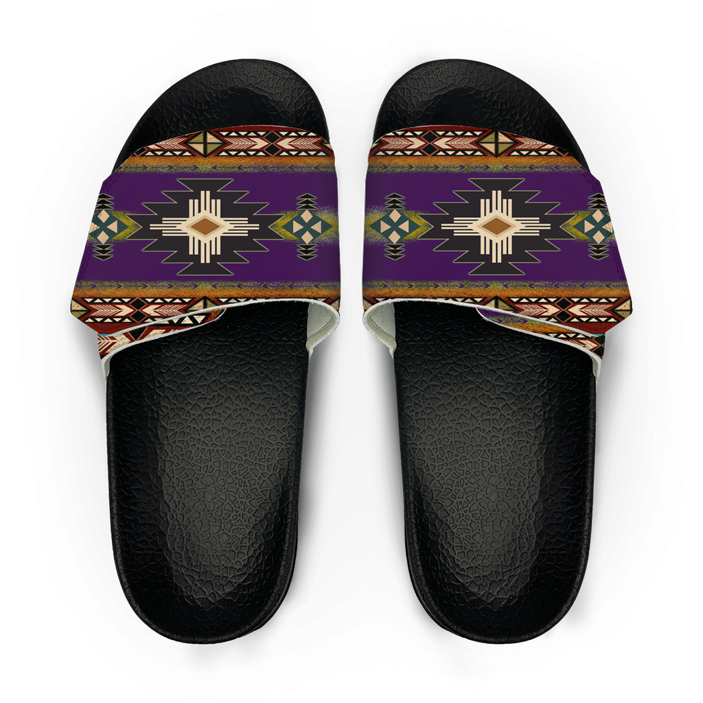 GB-NAT0001-04 Pattern Native American Magic Sticker Slippers