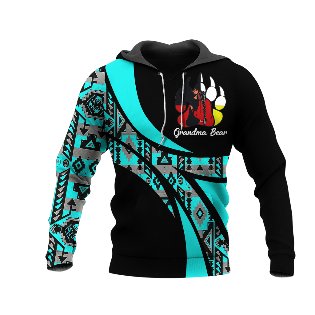 Powwow StoreHD0011846 Pattern Native Pride 3D Hoodie