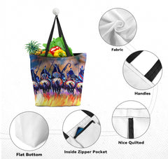 GB-NAT00013 Pattern Tribe Canvas Shopping Bag
