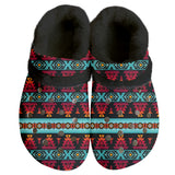 CCS0006 Native American Classic Clogs with Fleece Shoes