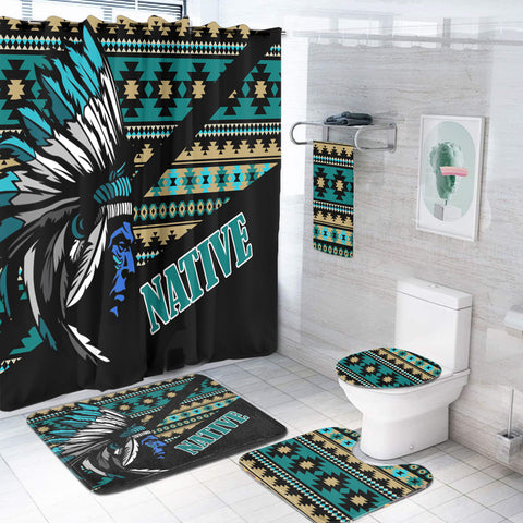 BS-000250 Pattern Native American Bathroom Set