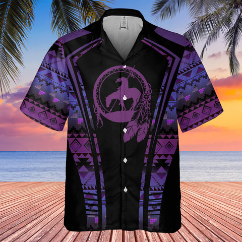 GB-HW000359 Tribe Design Native American Hawaiian Shirt 3D
