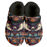 CCS0007 Native American Classic Clogs with Fleece Shoes