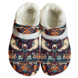 CCS0007 Native American Classic Clogs with Fleece Shoes