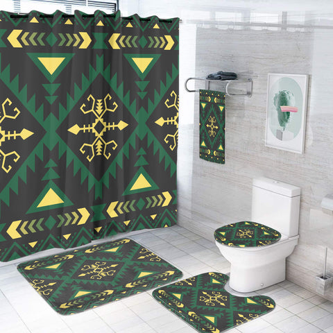 BS-000256 Pattern Native American Bathroom Set