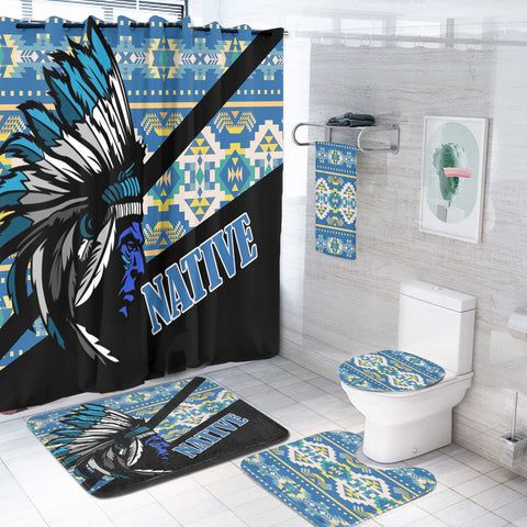 BS-000257 Pattern Native American Bathroom Set