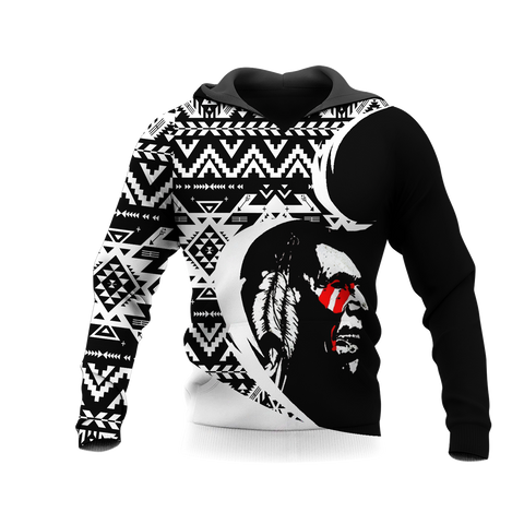 Powwow StoreHD0011216 Pattern Native Pride 3D Hoodie