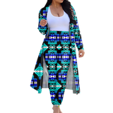 Powwow StoreGBNAT0065602 Tribe Design Native American Cardigan Coat Long Pant Set