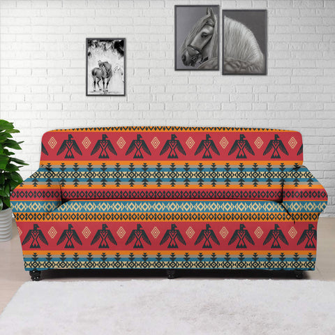 Powwow StoreGBNAT00029  Native Tribal Pattern Native Sofa Cover