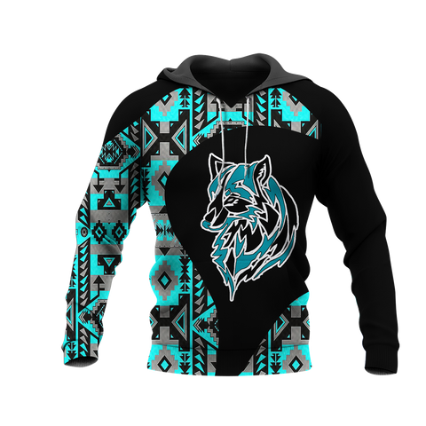 Powwow StoreHD0012482 Pattern Native Pride 3D Hoodie