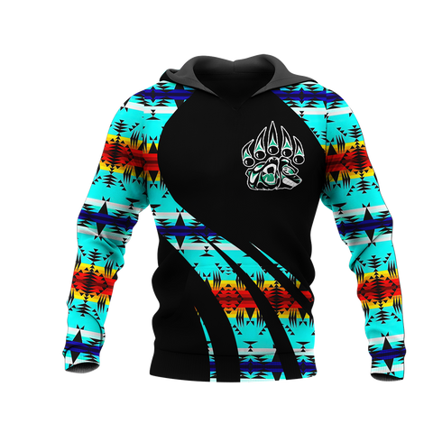 Powwow StoreHD0011705 Pattern Native Pride 3D Hoodie