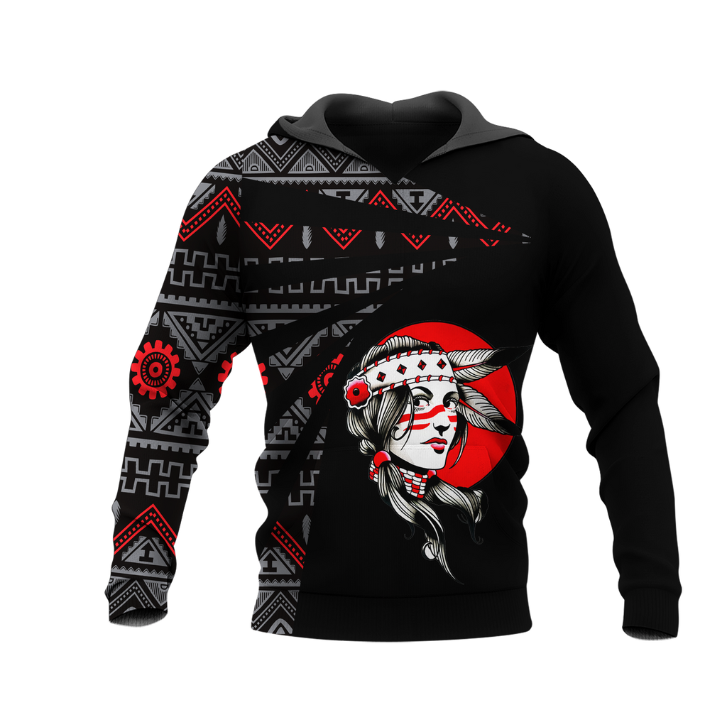 Powwow StoreHD0011902 Pattern Native Pride 3D Hoodie