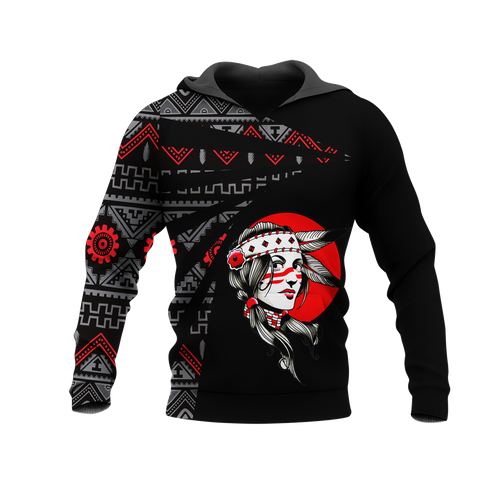 Powwow StoreHD0011902 Pattern Native Pride 3D Hoodie