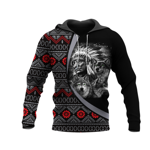 Powwow StoreHD0011602 Pattern Native Pride 3D Hoodie