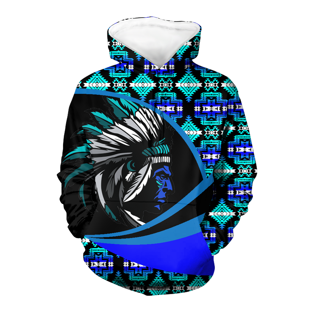 Powwow StoreHD0011357  Pattern Native Pride 3D Hoodie