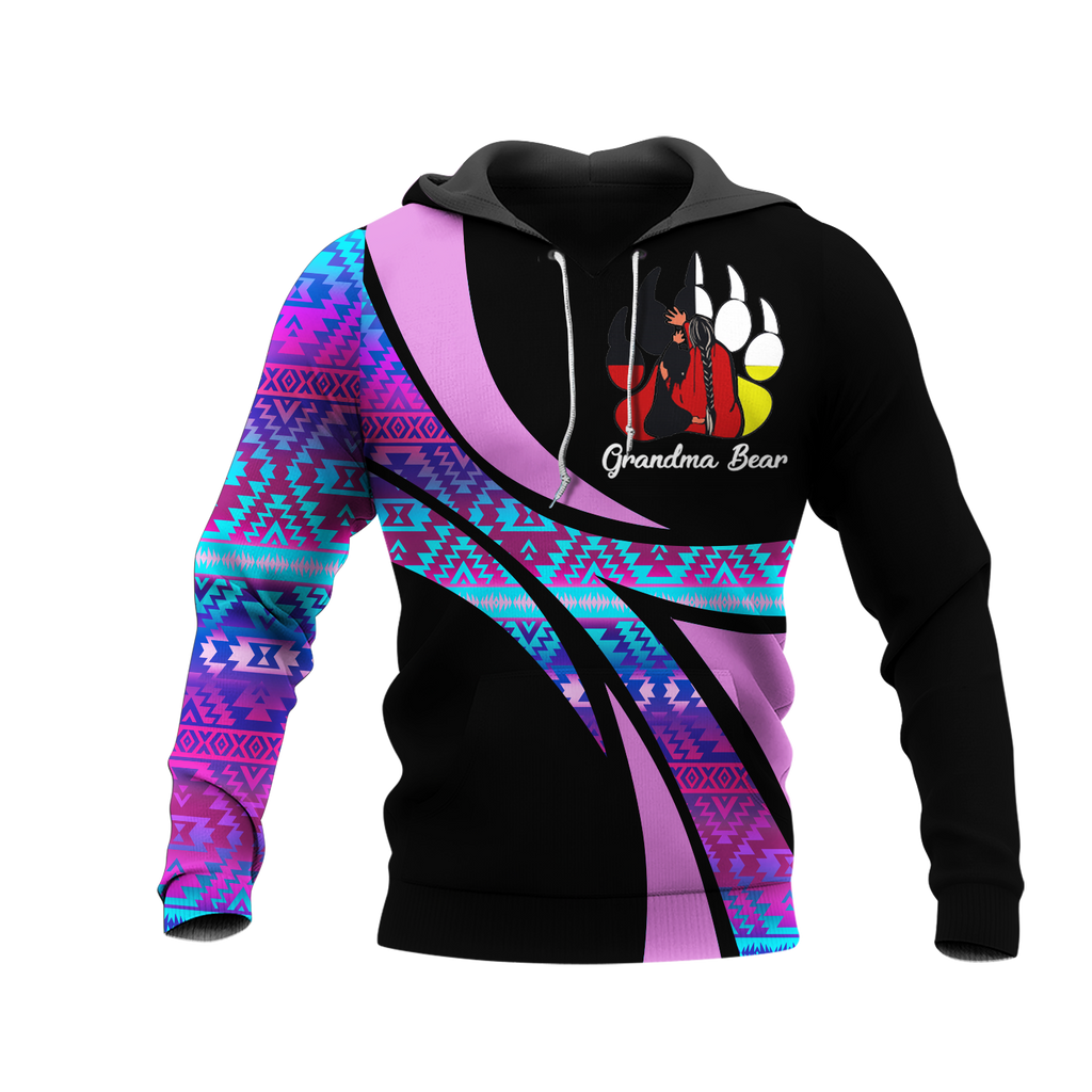 Powwow StoreHD0011850  Pattern Native Pride 3D Hoodie