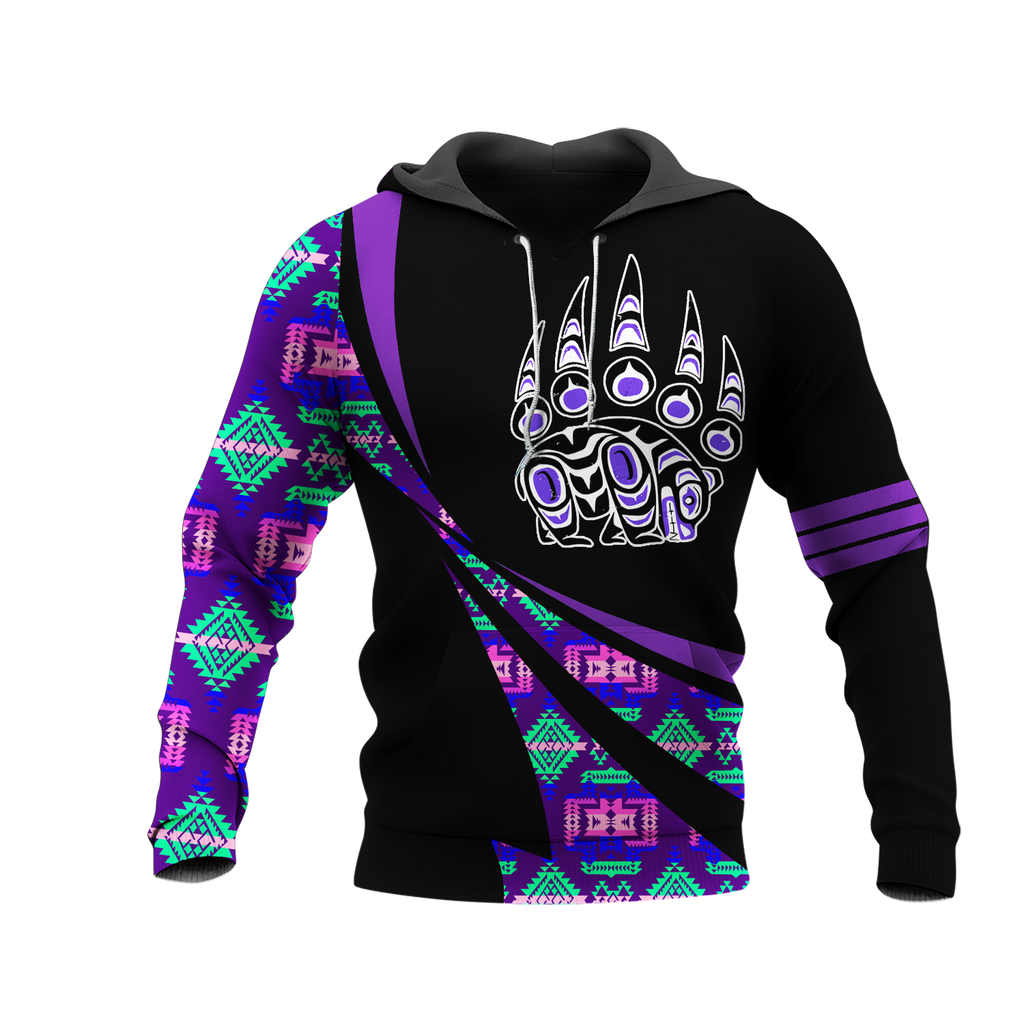 Powwow StoreHD0012057 Pattern Native Pride 3D Hoodie