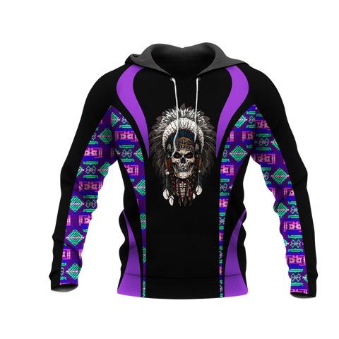 Powwow StoreHD0011550 Pattern Native Pride 3D Hoodie