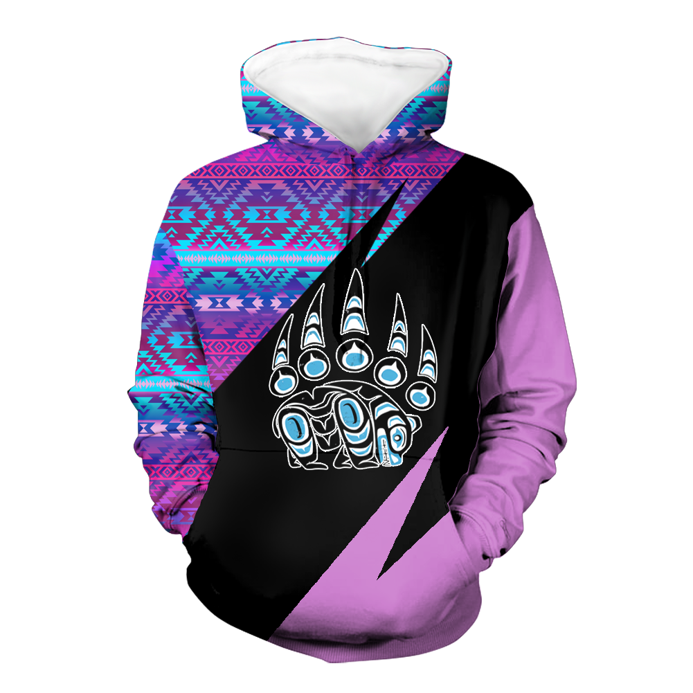 Powwow StoreHD0012146 Pattern Native Pride 3D Hoodie