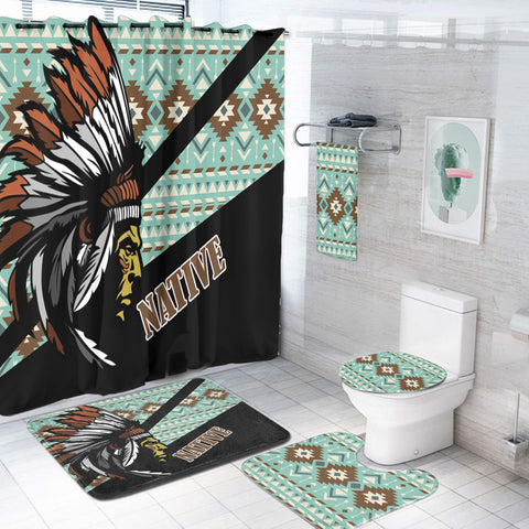 BS-000261 Pattern Native American Bathroom Set
