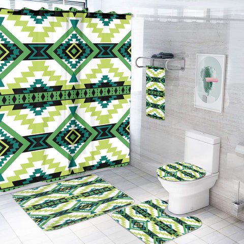 GB-NAT00779 Pattern Native American Bathroom Set