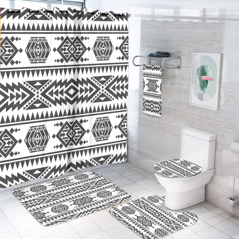 BS-000265 Pattern Native American Bathroom Set