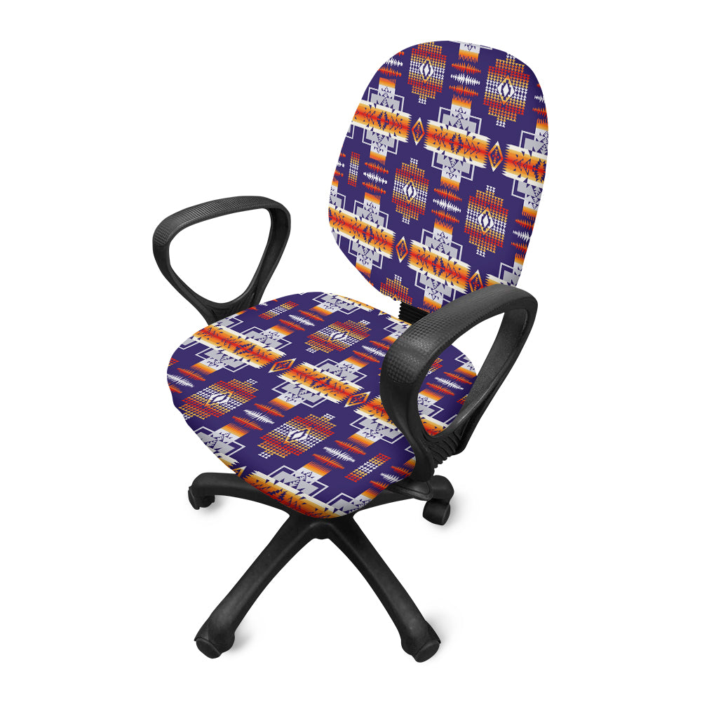 Powwow StoreGBNAT0004 Design Native American Office Chair Cover