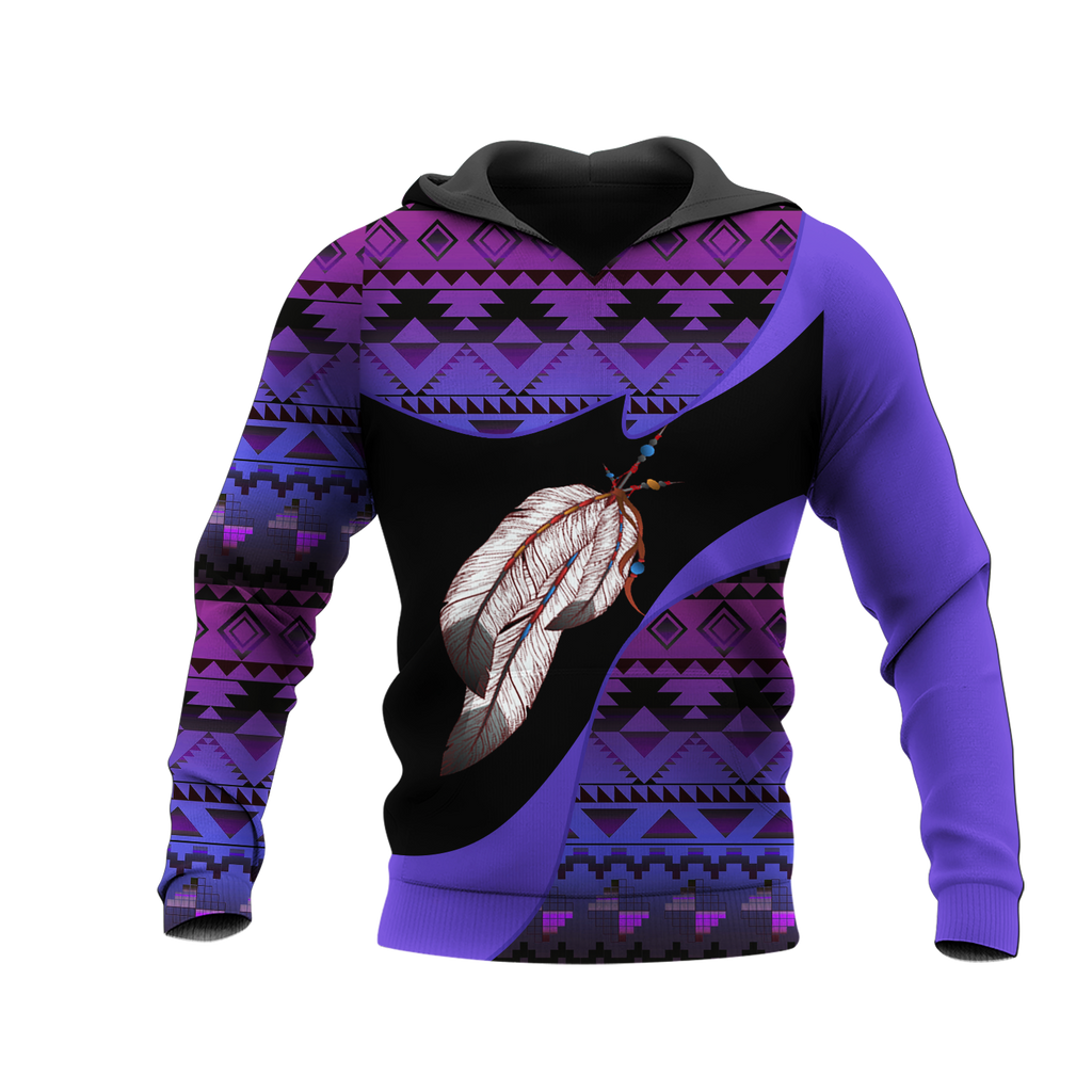 Powwow StoreHD0012006 Pattern Native Pride 3D Hoodie