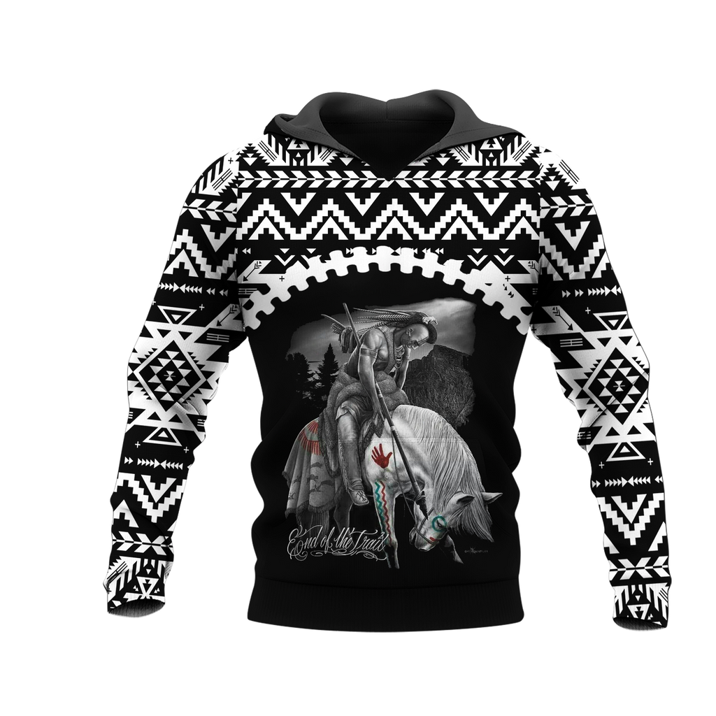 Powwow StoreHD0012293 Pattern Native Pride 3D Hoodie