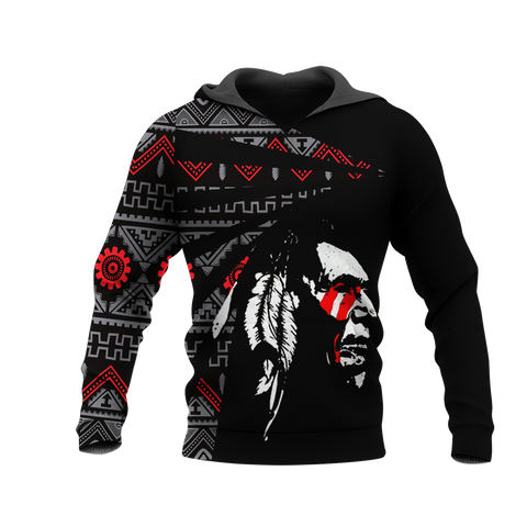 Powwow StoreHD0011903 Pattern Native Pride 3D Hoodie